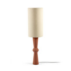 RED BROWN BEIGE MARIE-ANN gulvlampe, terrakotta, hør, E27 – Serax