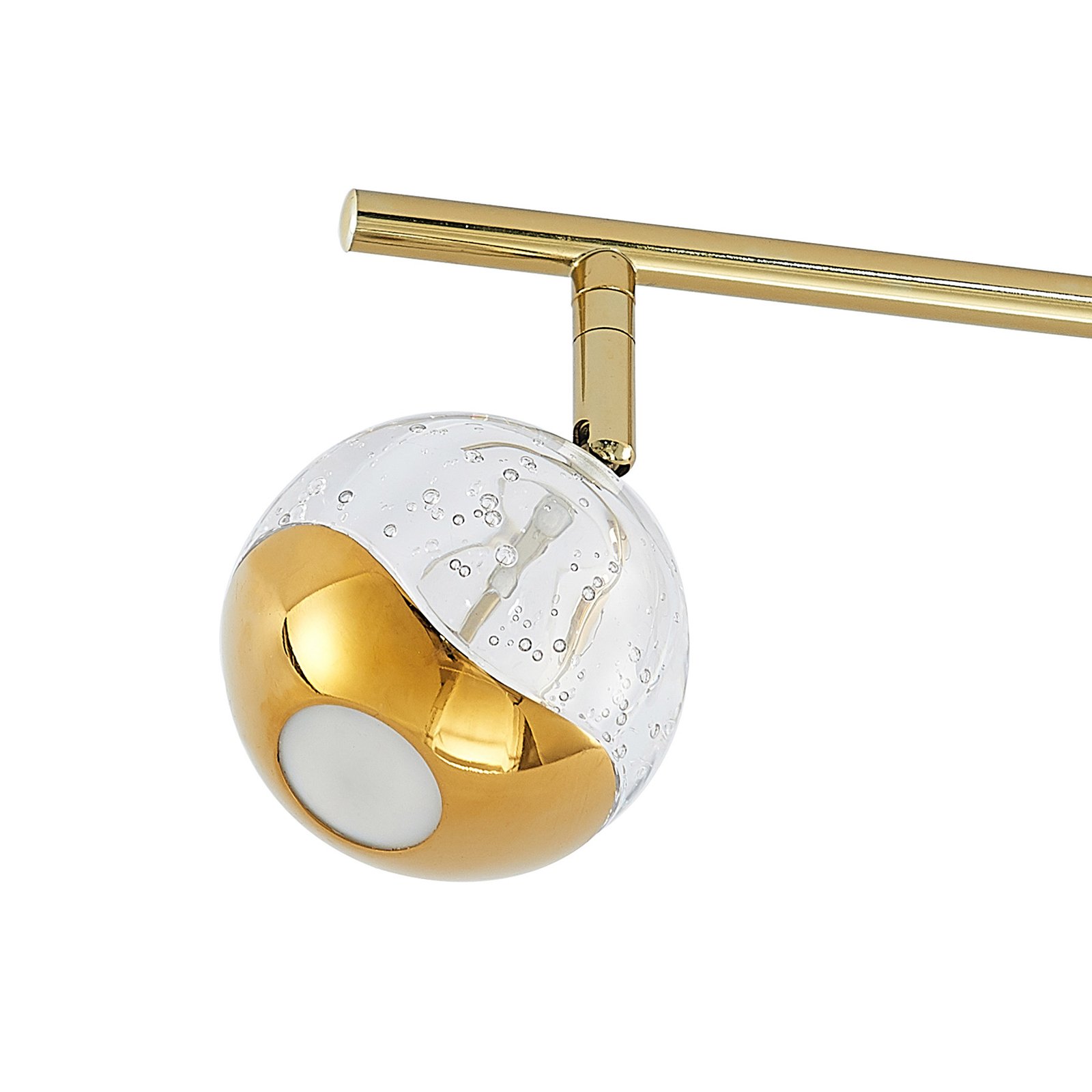 Lucande Kilio LED-Deckenstrahler, 3-flammig, gold