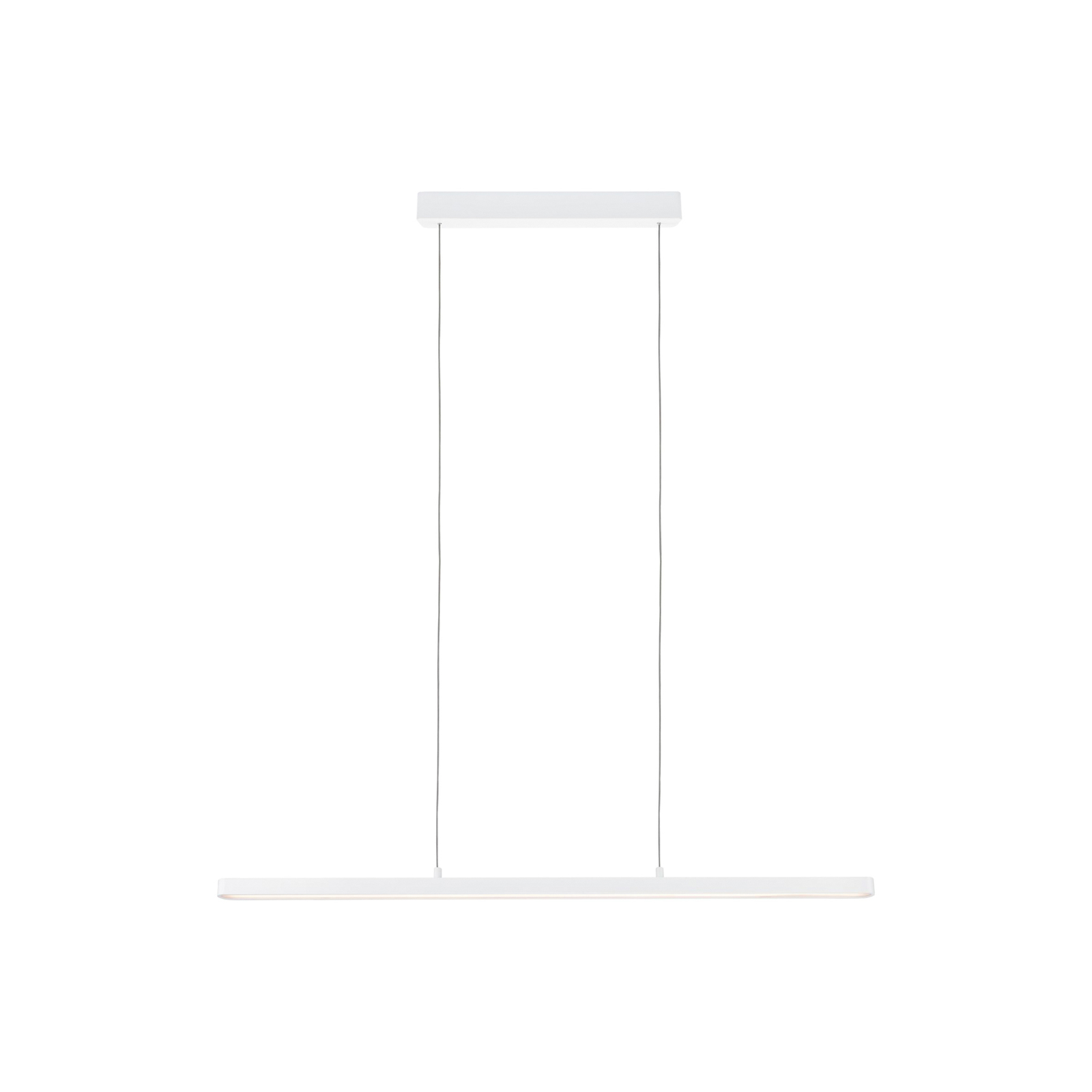 Paulmann Lento LED hanging light, white, dimmable, Up-&Downlight