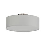 Plafonnier Sebatin, crème, Ø 40 cm, tissu, E27 - Lindby