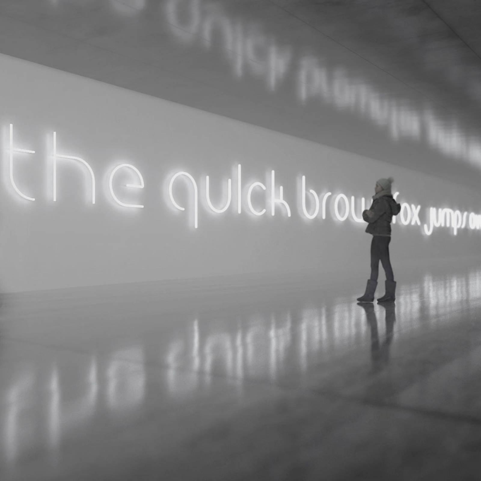 Artemide Alphabet of Light ściana mała litera o