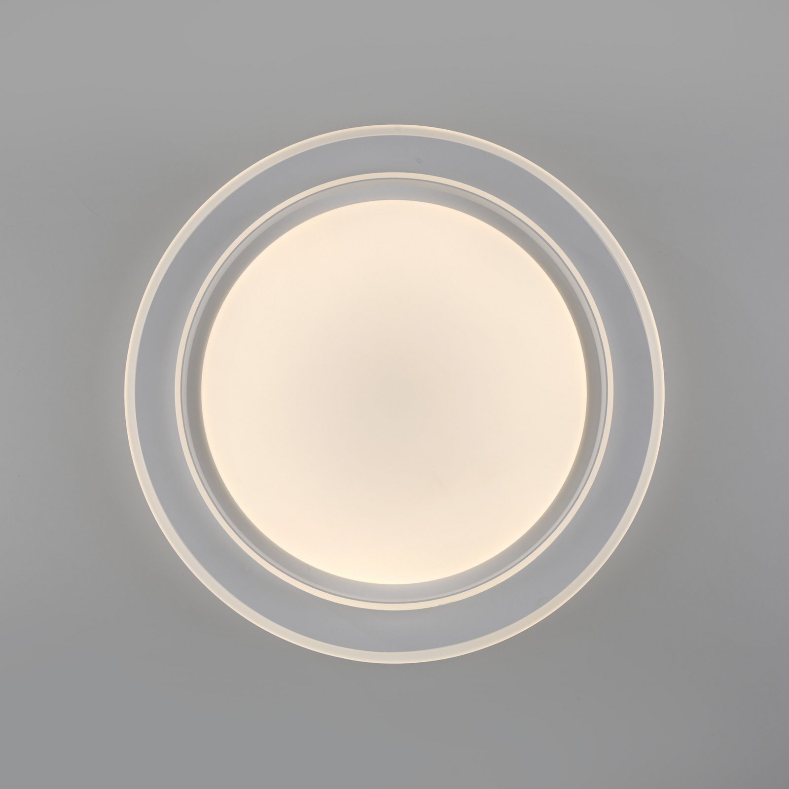 JUST LIGHT. LED plafondlamp Lago Ø 49,3 cm CCT Afstandsbediening