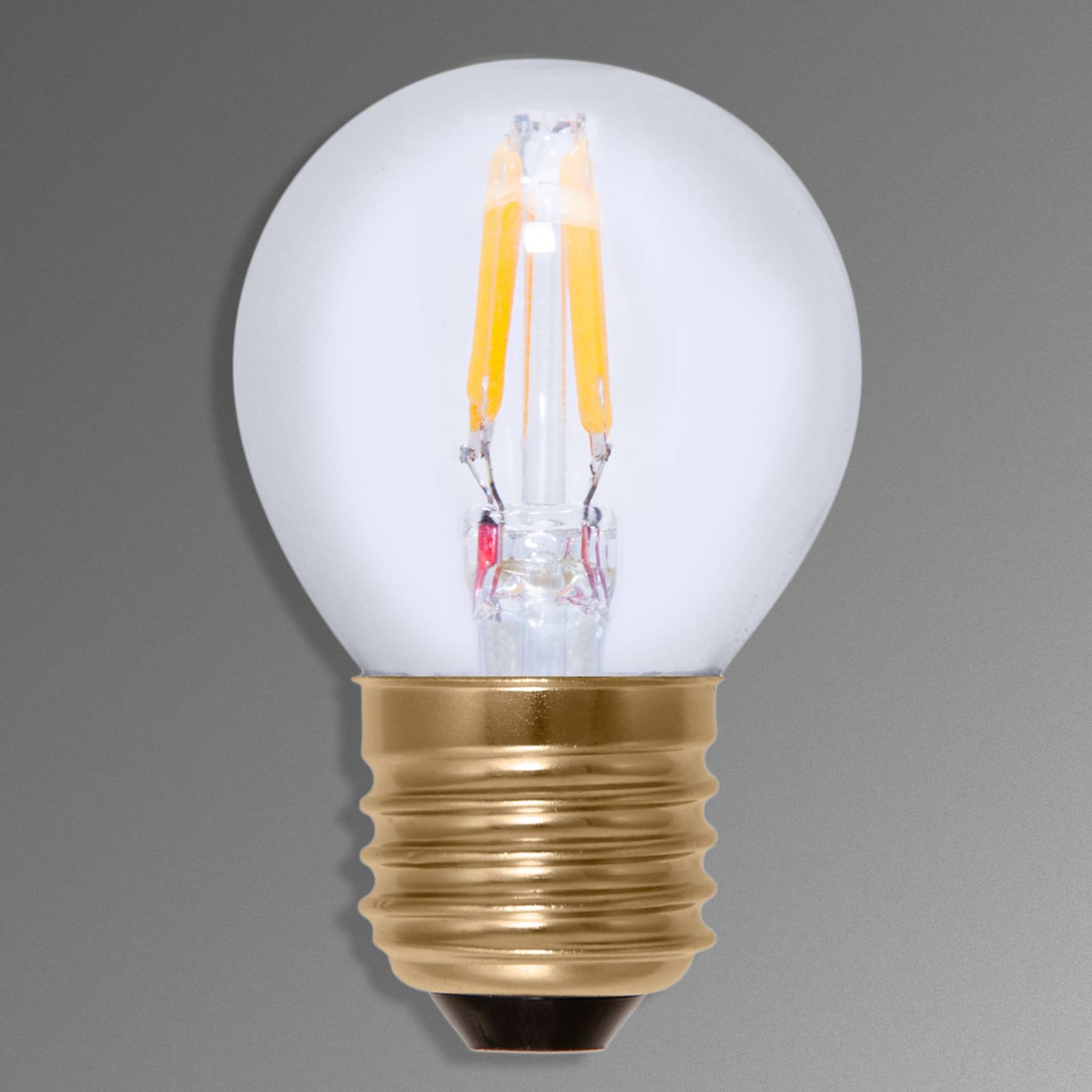 Image of Ampoule goutte LED à filament E27 3W 922 4260150052083