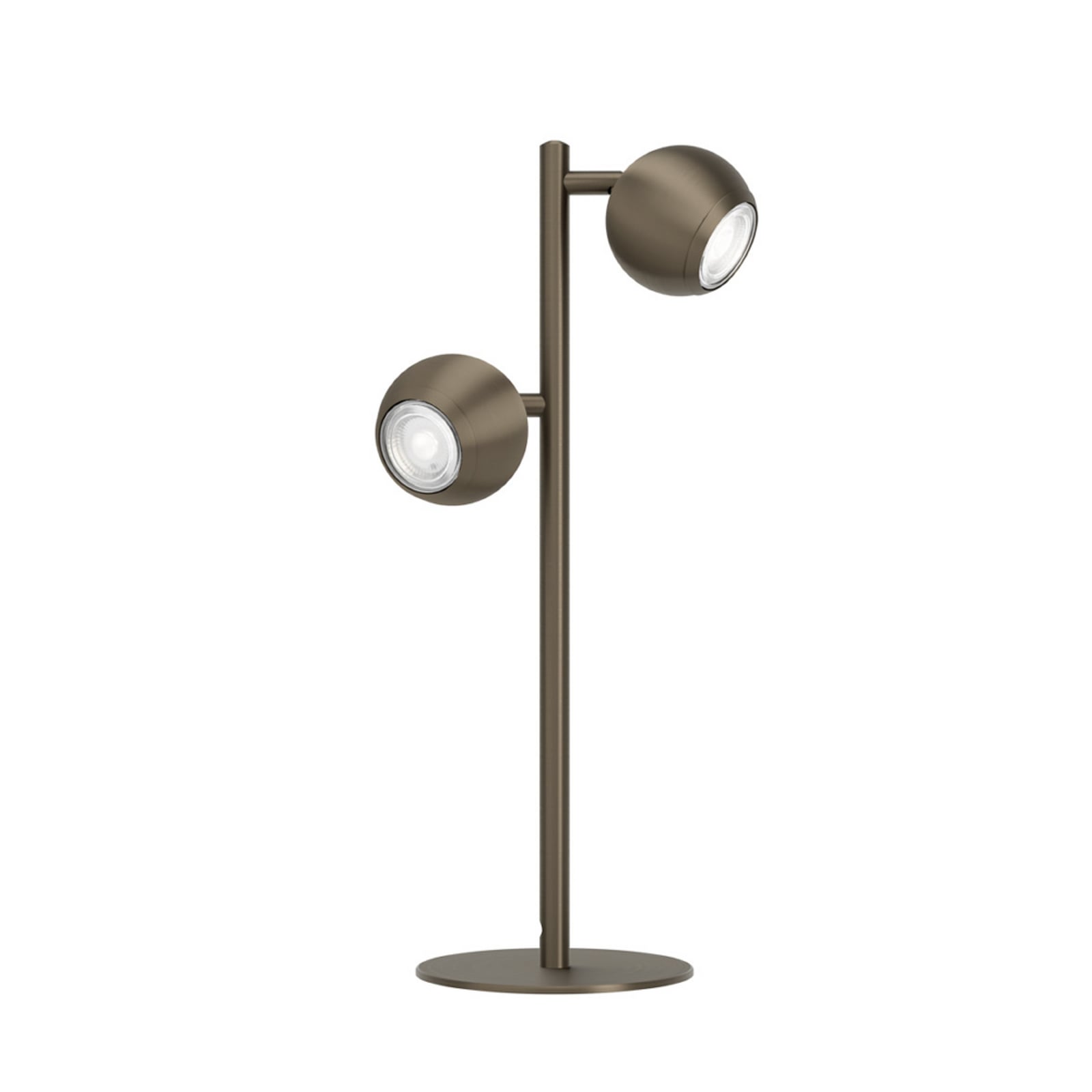 Candeeiro de mesa EGLO BIMEDA 1, cor de bronze, altura 45 cm, 2 lâmpadas. Candeeiro de mesa EGLO BIMEDA 1, cor de bronze, altura 45 cm, 2 lâmpadas.