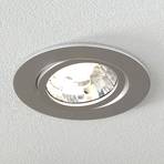 Oprawa wpusz LED Rico 6,5 W, stal-szczot