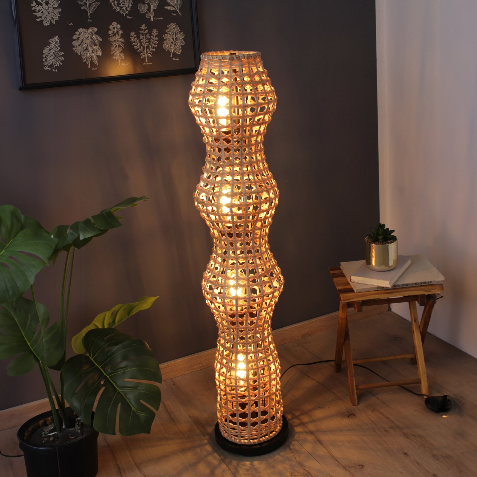 Capella floor lamp, height 110 cm