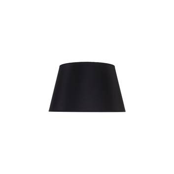 Cone lampshade height 18 cm, black chintz