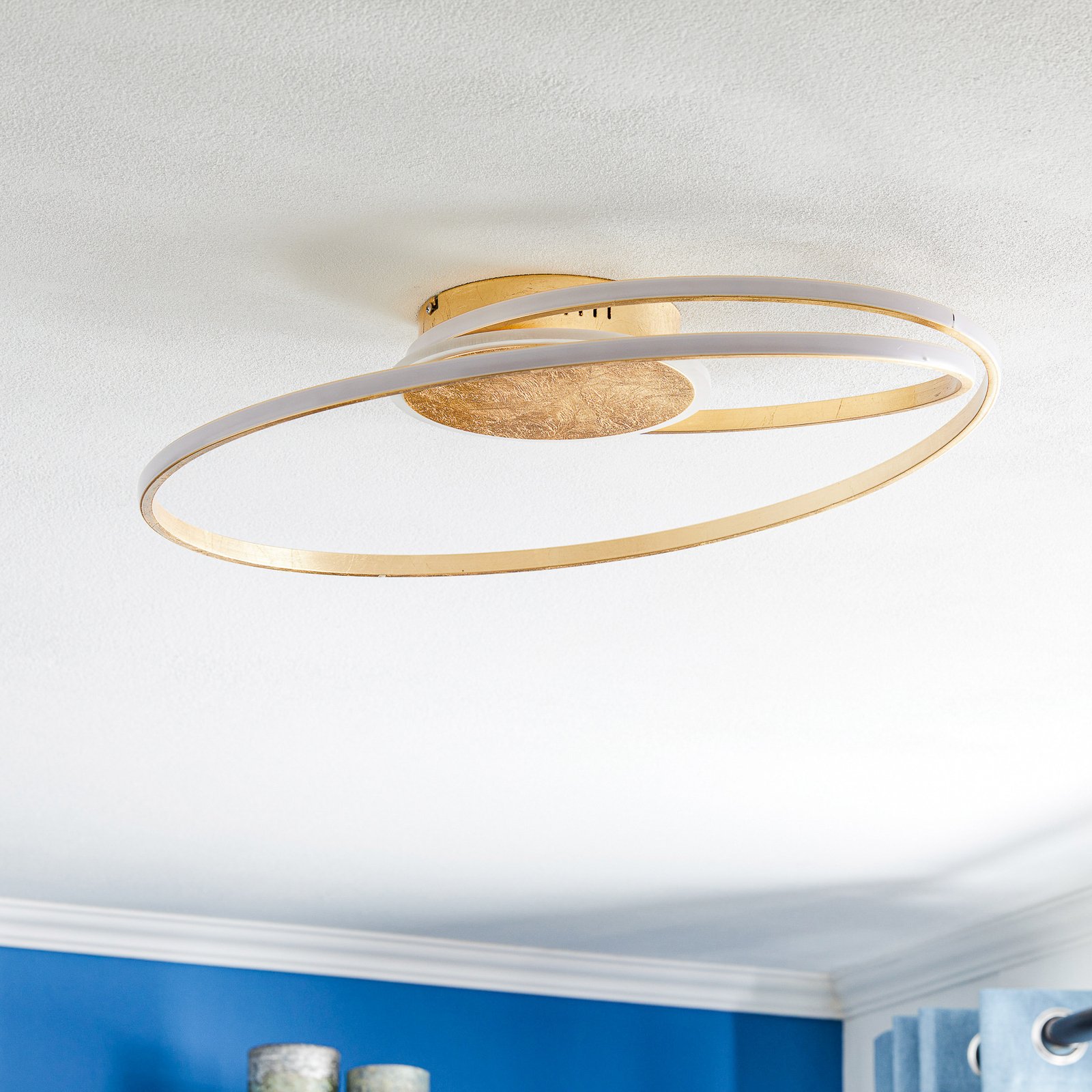 Dorle Ceiling Lamp Ø60 Gold - Lindby