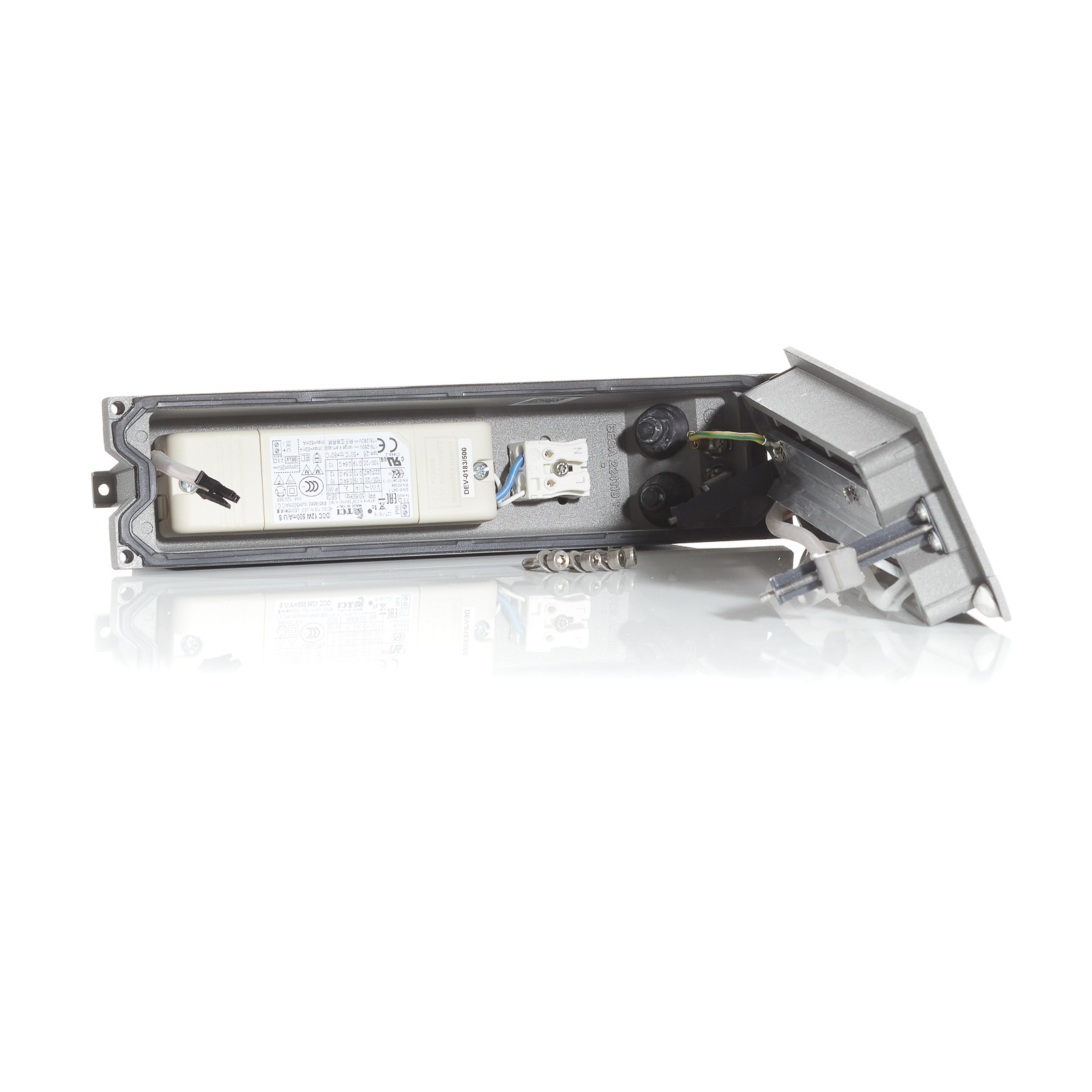 BEGA 33054 LED-Wandeinbau 3.000K silber 26 cm