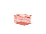 Cala Stackable Baskets Set of 2 Poppy Červená - ferm LIVING