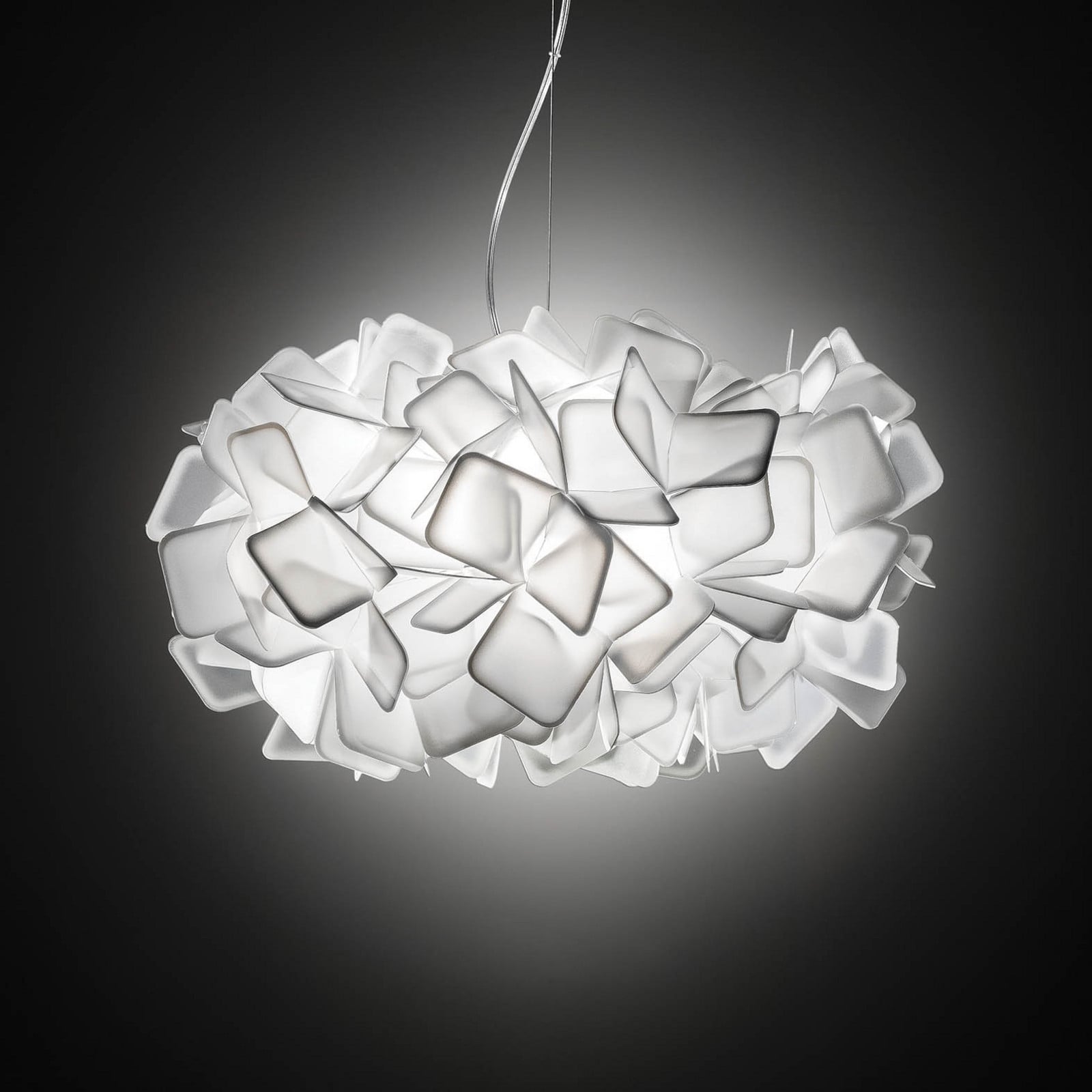 Clizia Pendel Hvid Slamp - Stue - Design - Plastik - Med flere lyskilder