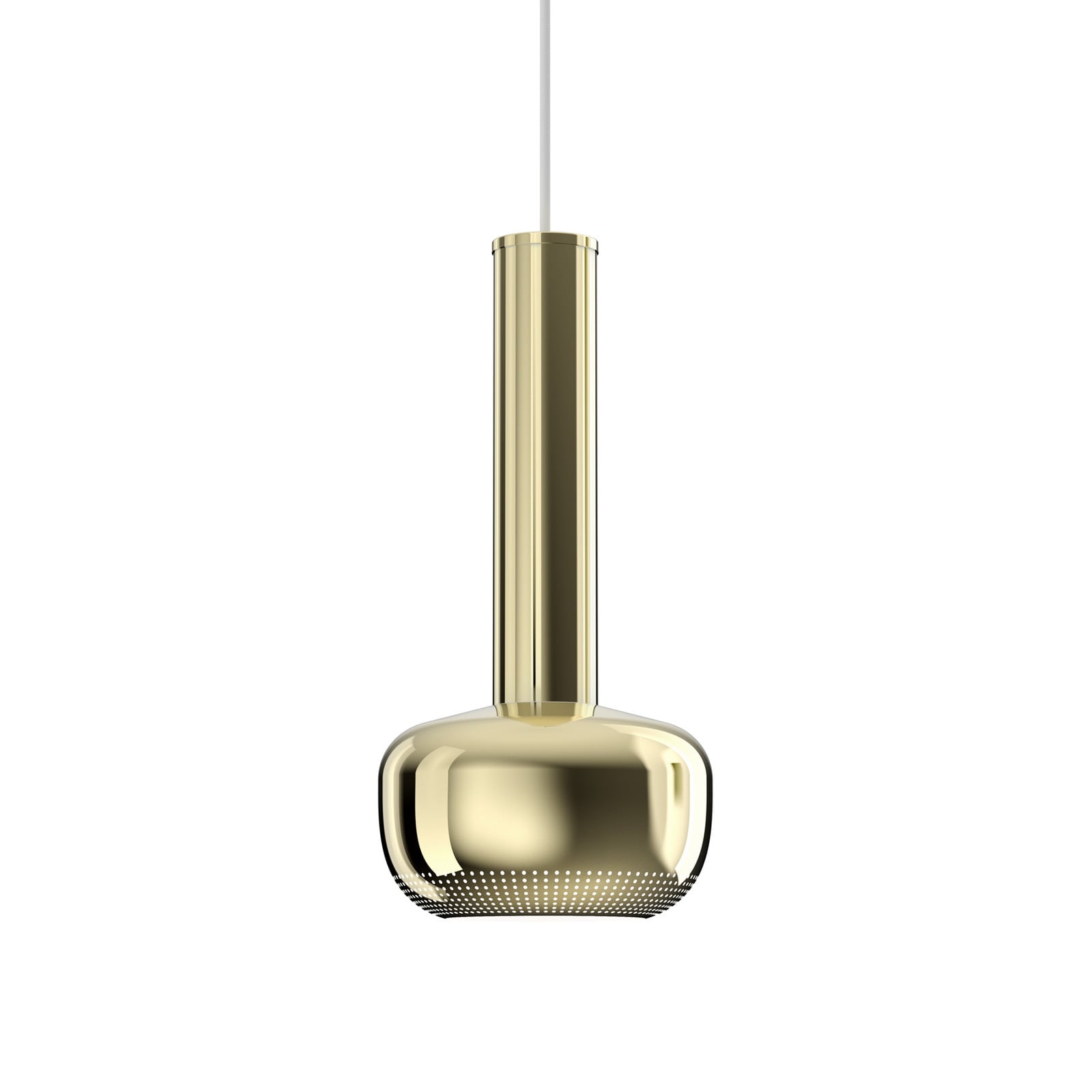 VL56 Pendel Polished Brass Louis Poulsen - Stue - Design - Metal - Med én lyskilde