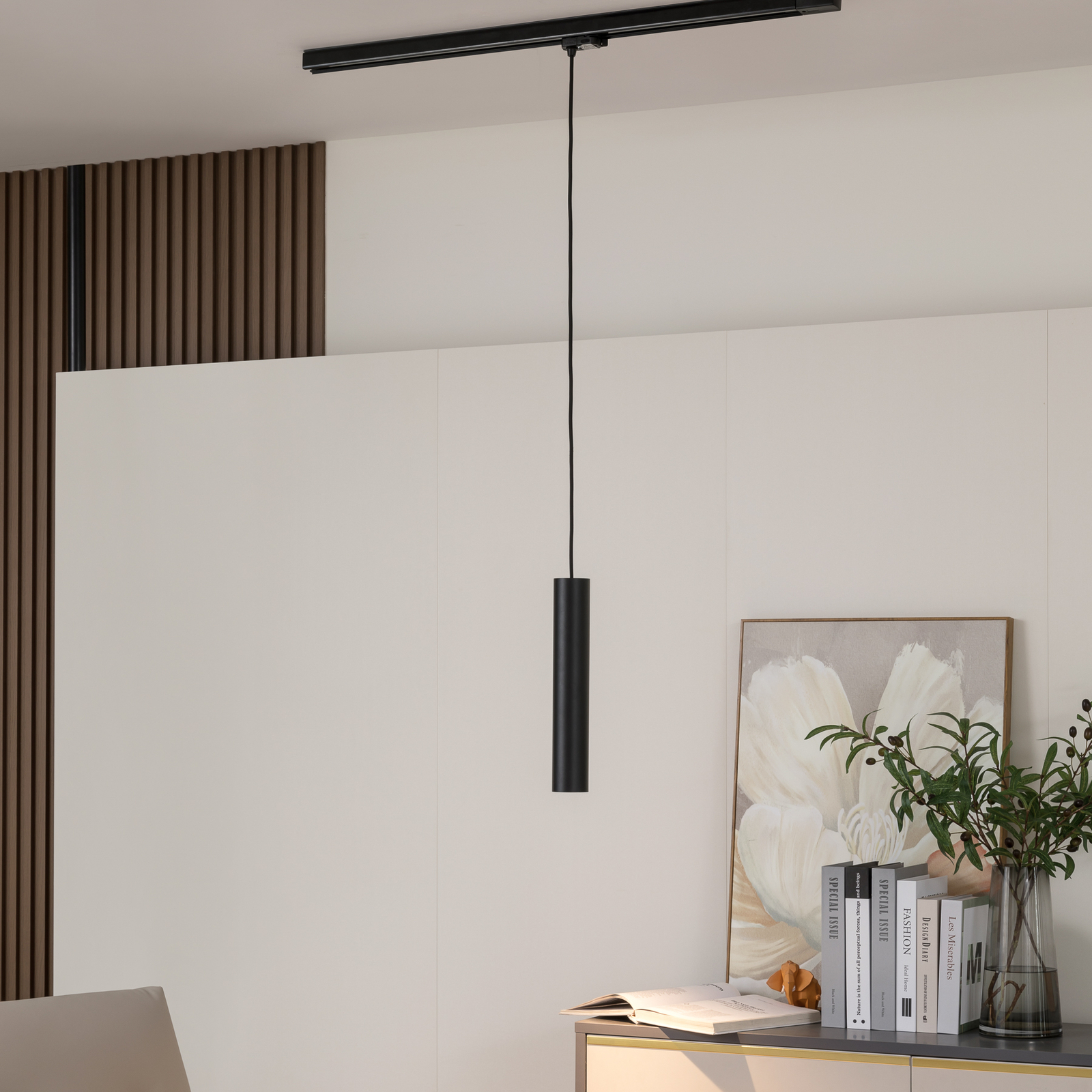 Arcchio Ejona rail-hanglamp zwart GU10 6/35cm