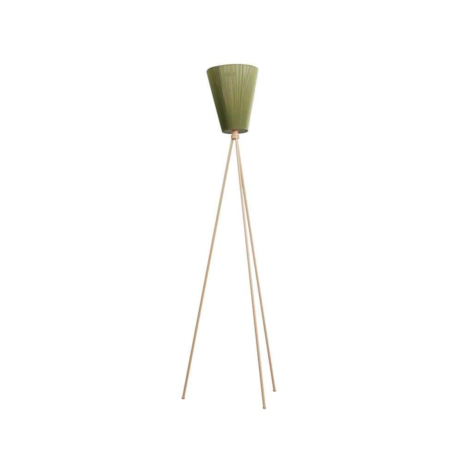 Oslo Wood Lampadar Beige/Olive - Northern