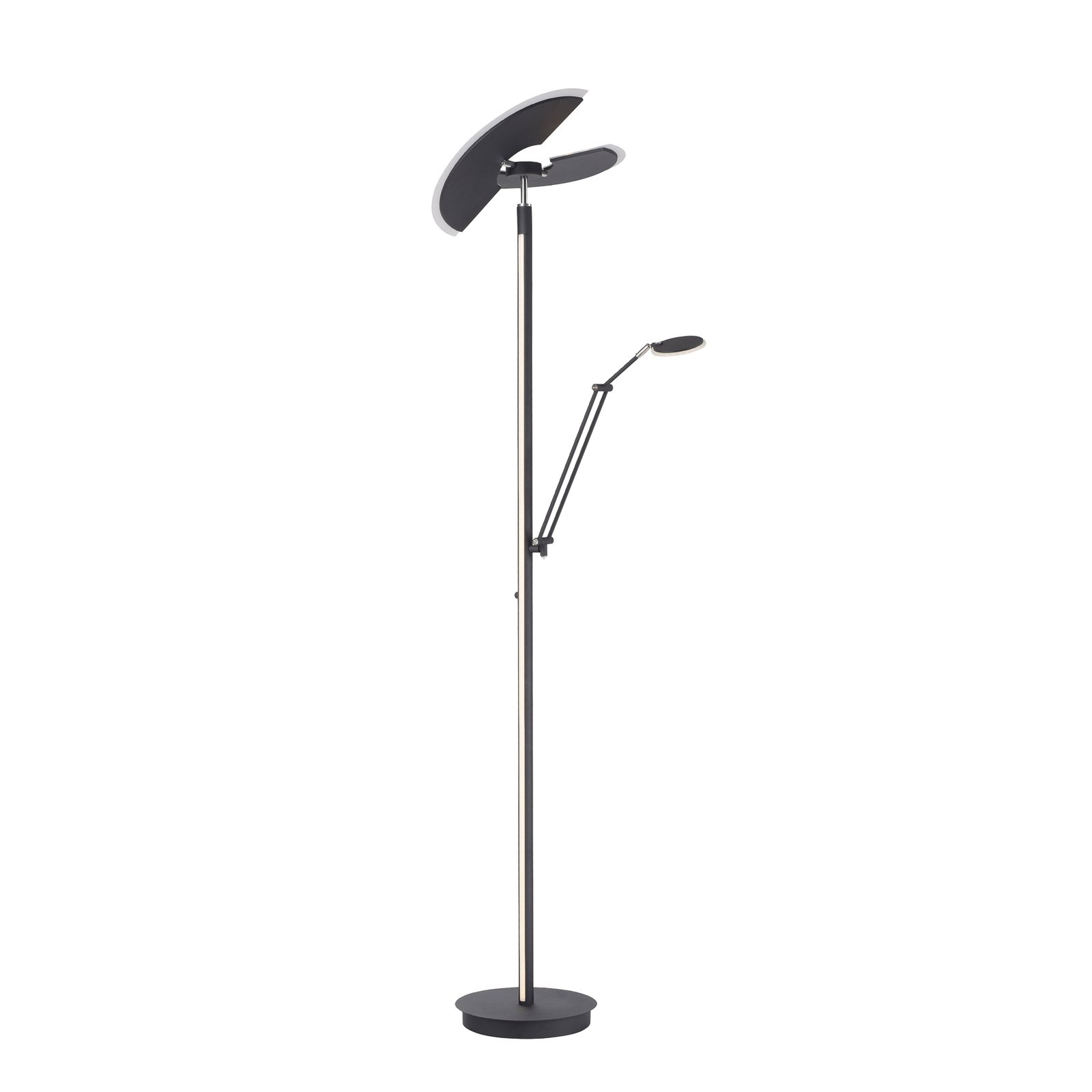 PURE Mutil LED floor lamp with reading lamp, CCT