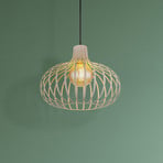 Pakabinamas šviestuvas Mateo, kreminės/smėlio spalvos, metalas, Ø 40 cm