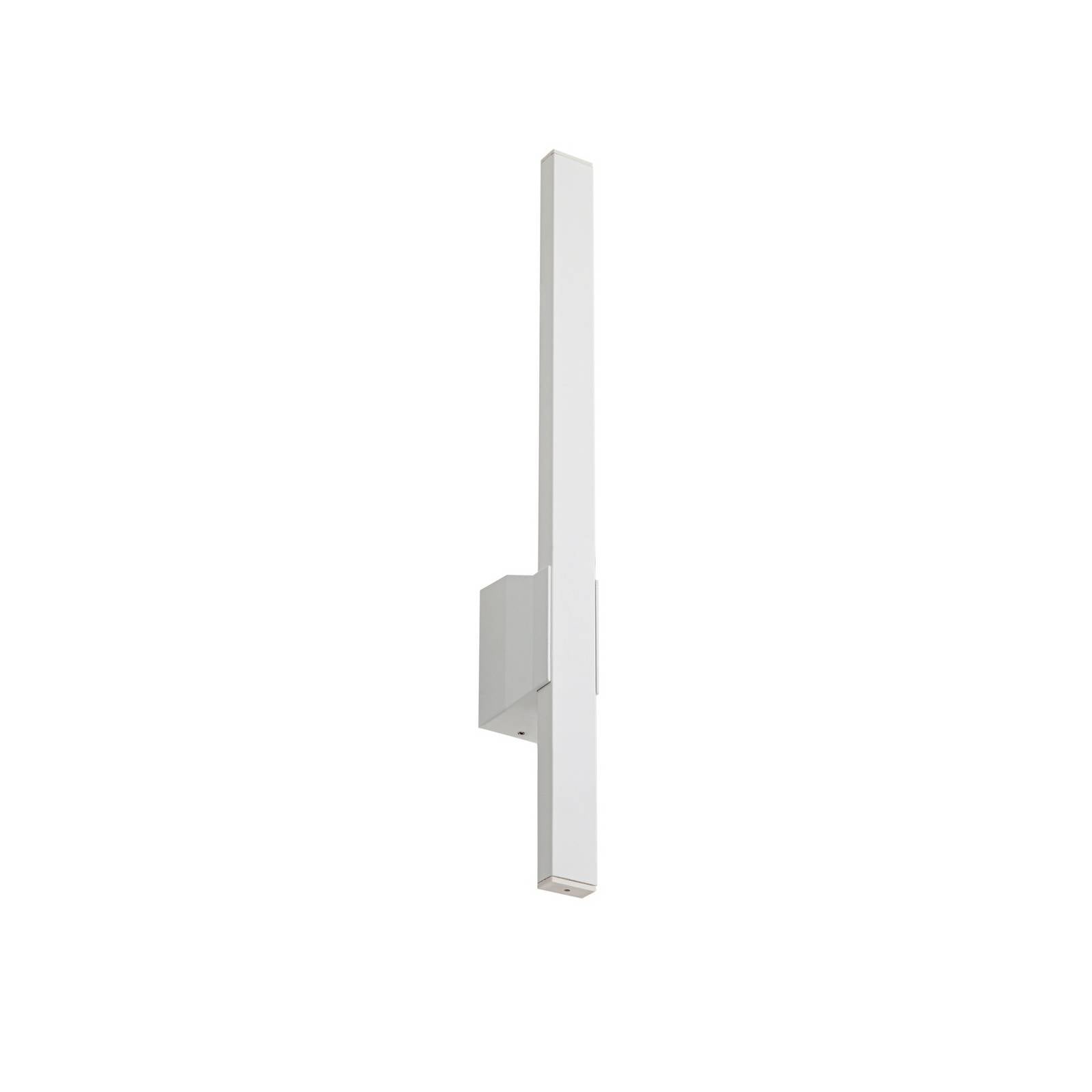 Lindby LED-Außenwandleuchte Sakari, weiß, Alu, Höhe 50 cm