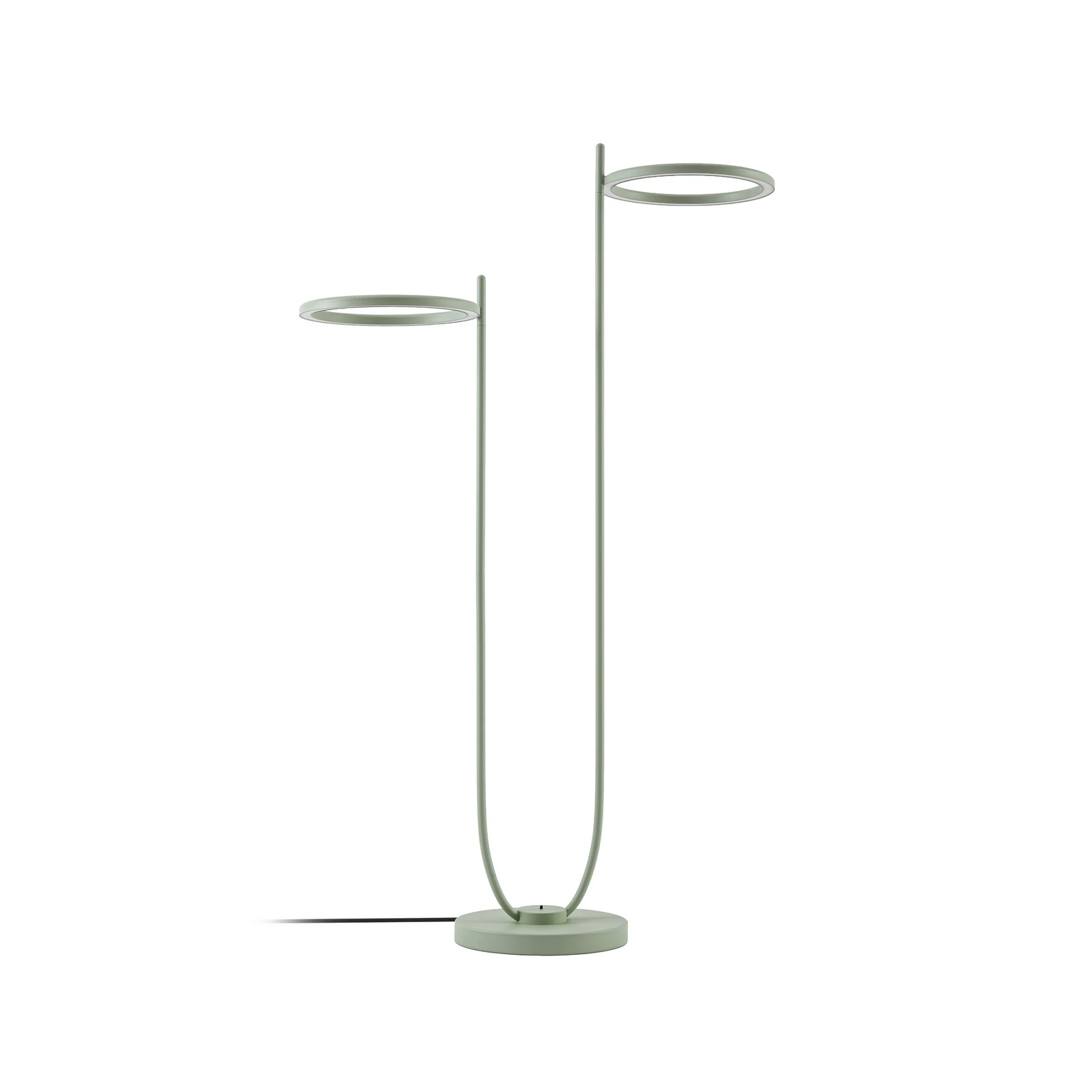 Lucande LED-Außenstehleuchte Sylvara, grün, CCT, 2-flg.