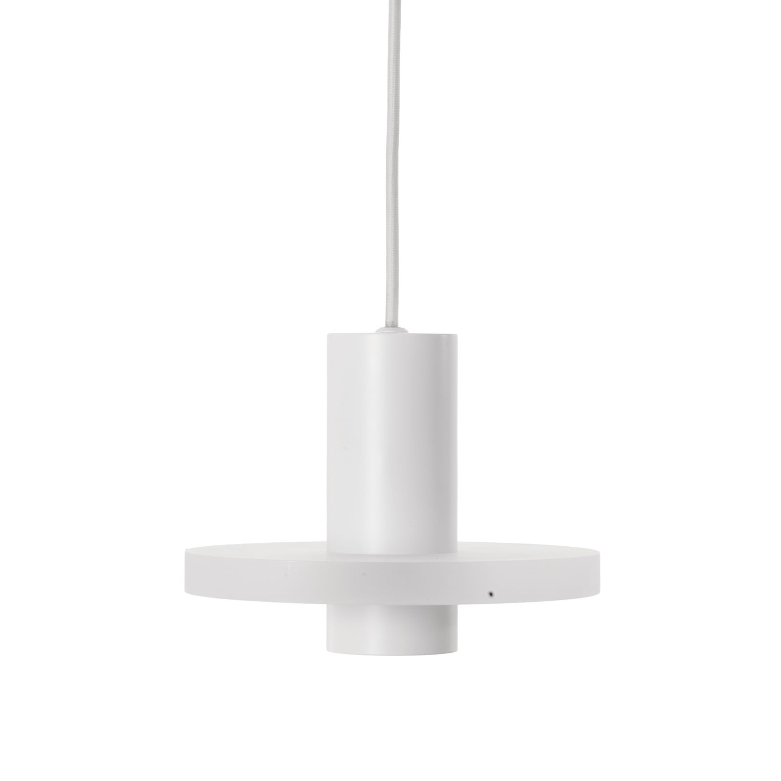 Stajna lampa Flake, mat bijela, Ø 19 cm, s utikačem - Frandsen