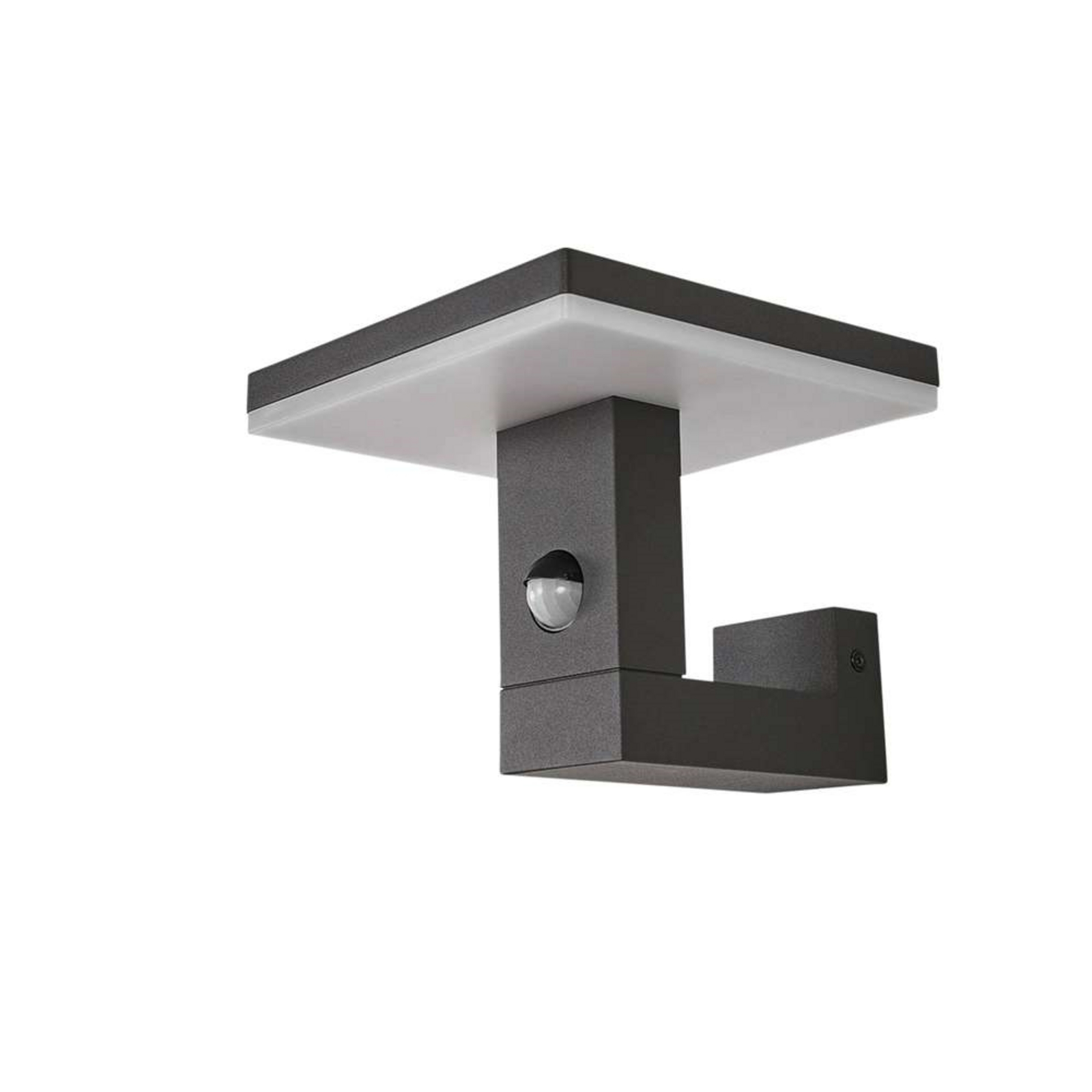 Olesia Buiten Wandlamp w/Sensor Dark Grey/Opal - Lucande