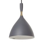 Dokka Lampa Wisząca Dark Grey - Northern