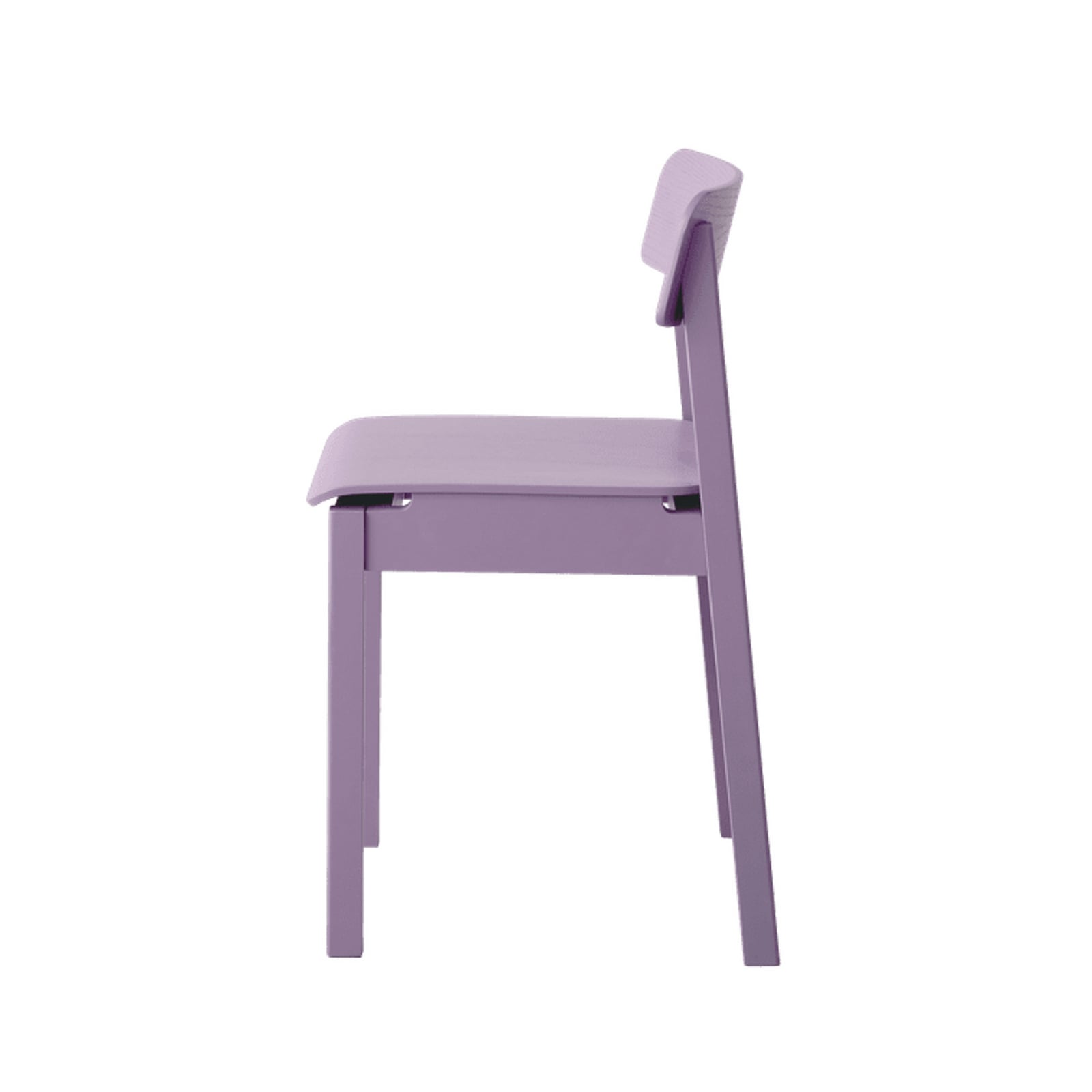 EVERYDAY-stol, lys lilla, høyde 75 cm, eik – Moebe