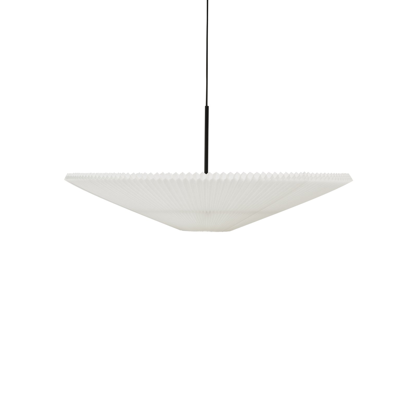 New Works suspension LED Nebra, Ø 70 cm, blanc, adaptable