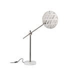 Candeeiro de mesa Chanpen M, ferro/branco, A 80 cm - Forestier