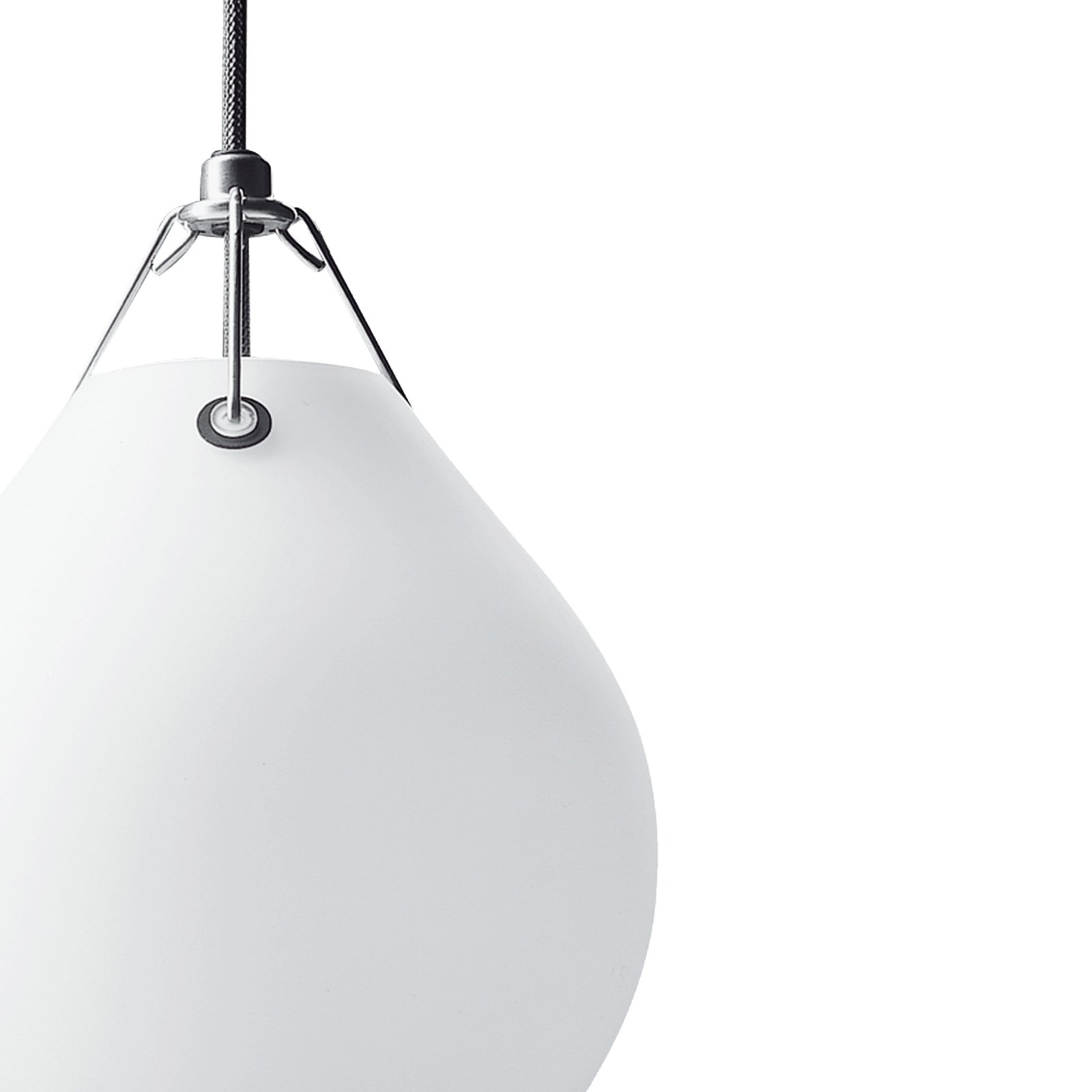 Moser Pendellampa Ø250 Matt White/Opal - Louis Poulsen