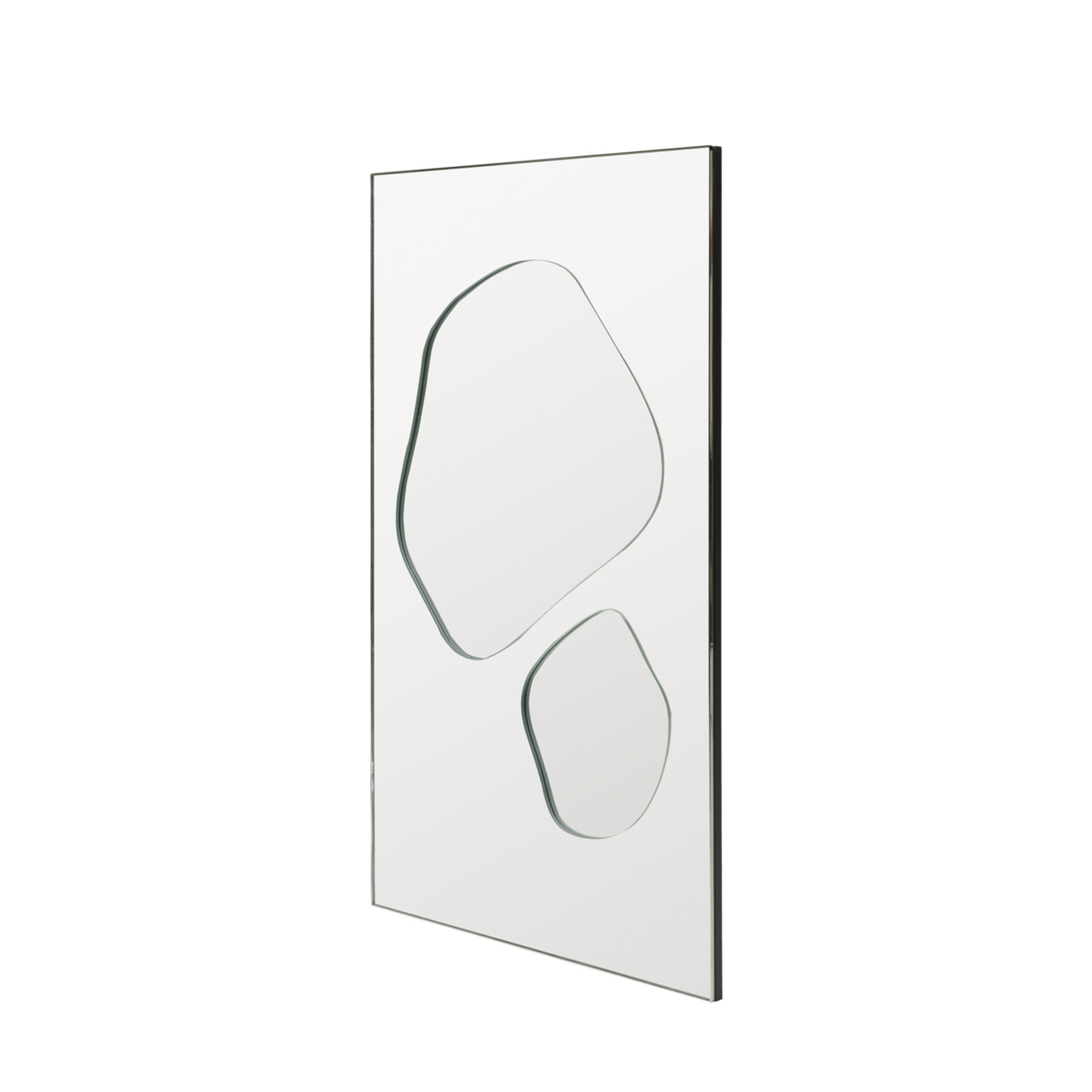FOLIA Wandspiegel, hoogte 82 cm, glas - ferm LIVING