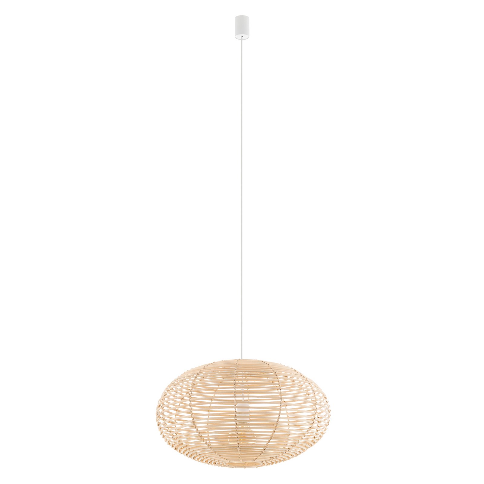 Hängeleuchte RATTAN, Ø 60 cm, naturbraun, Rattan, E27