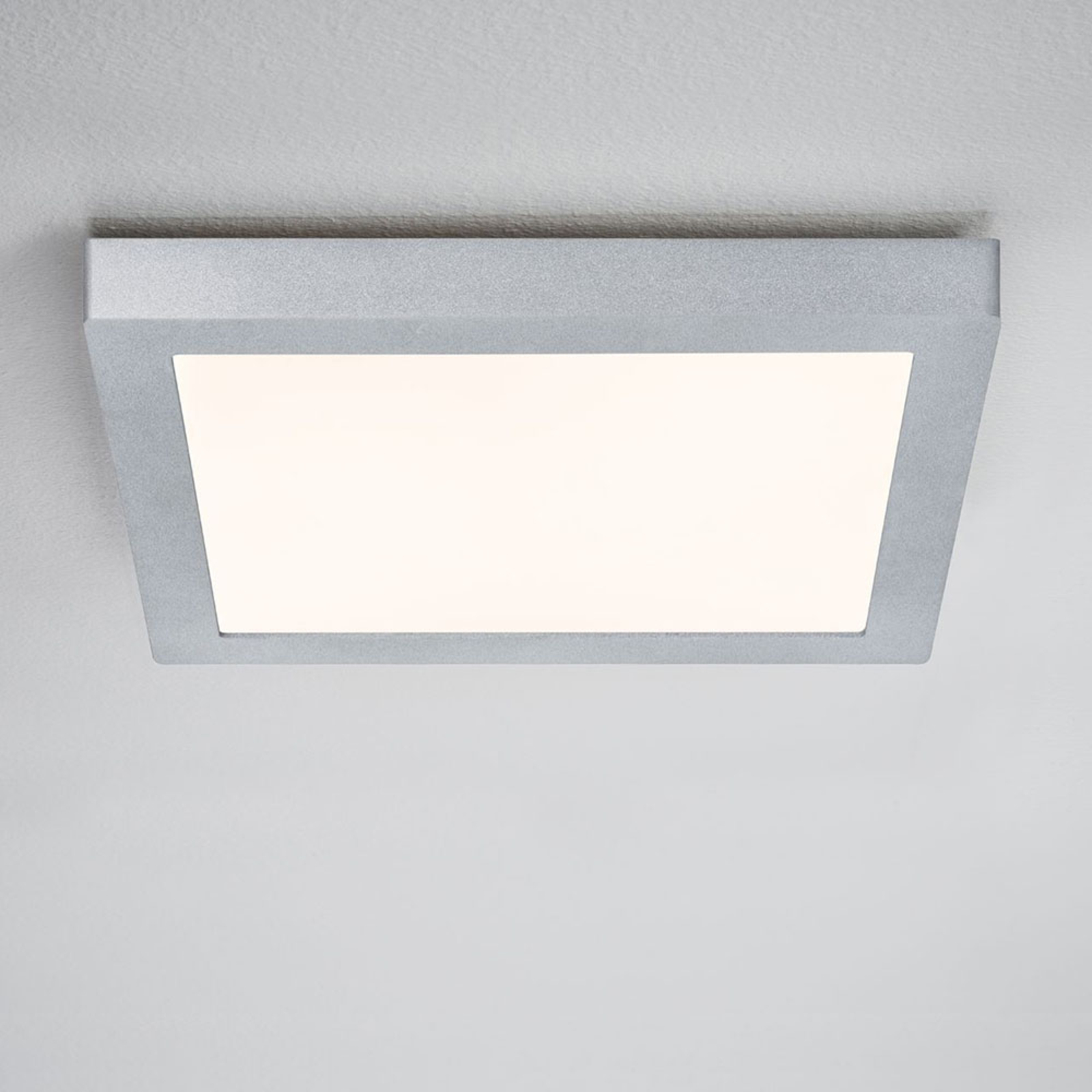 Paulmann Lunar LED-Panel, eckig, chrom matt