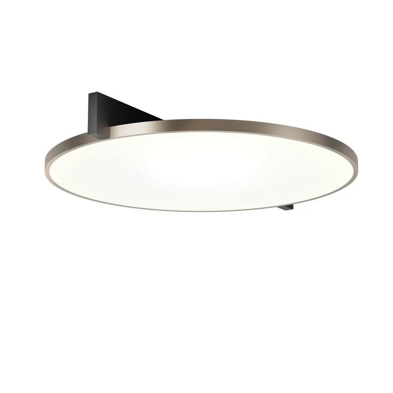 LIGHT-POINT - Inlay Round C3 Plafonnier Matt Black/Silver Gold