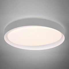Plafoniera LED Zeta tunable white, grigio/bianco