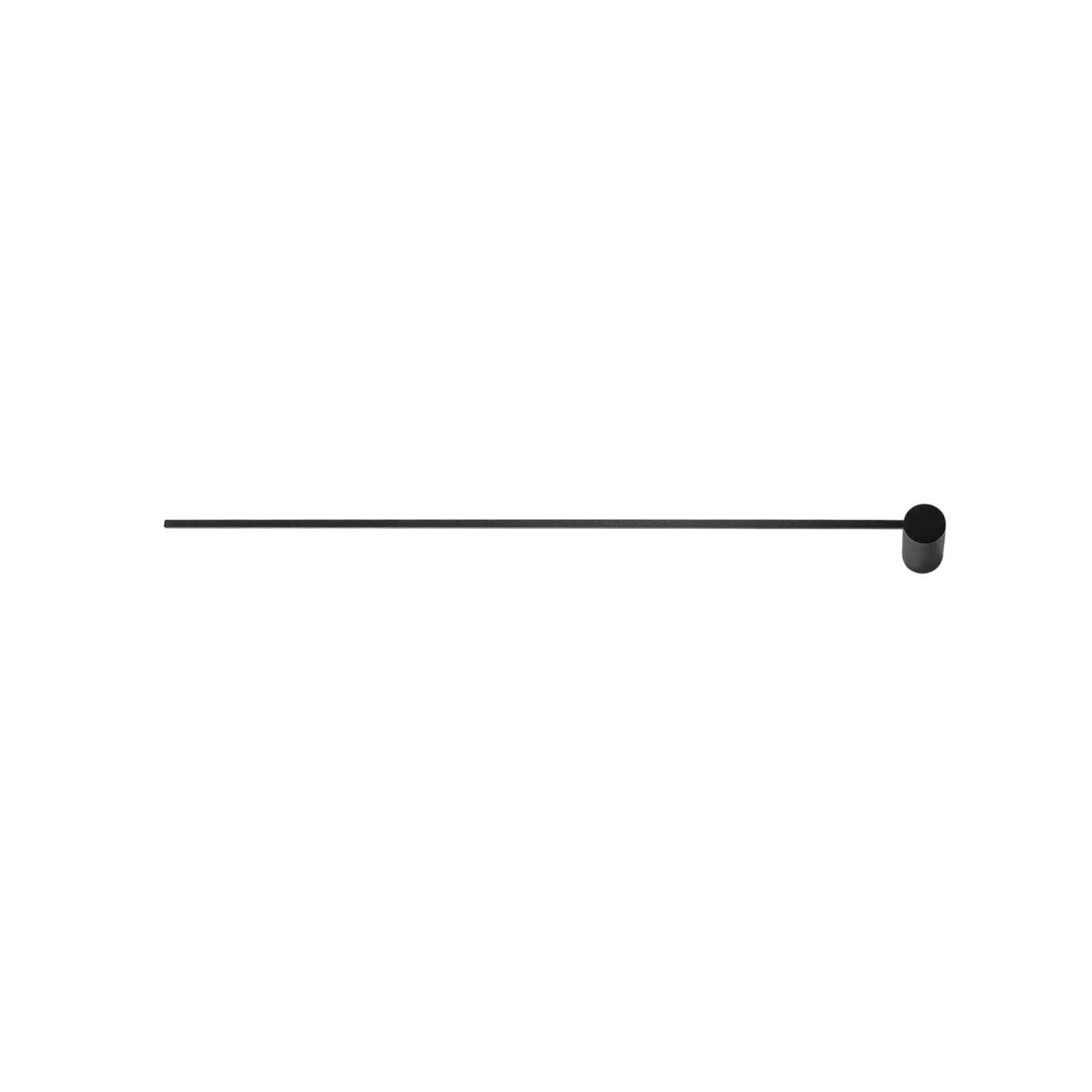 LED-Wandleuchte Arm L, 105 cm hoch, schwarz, Metall günstig online kaufen