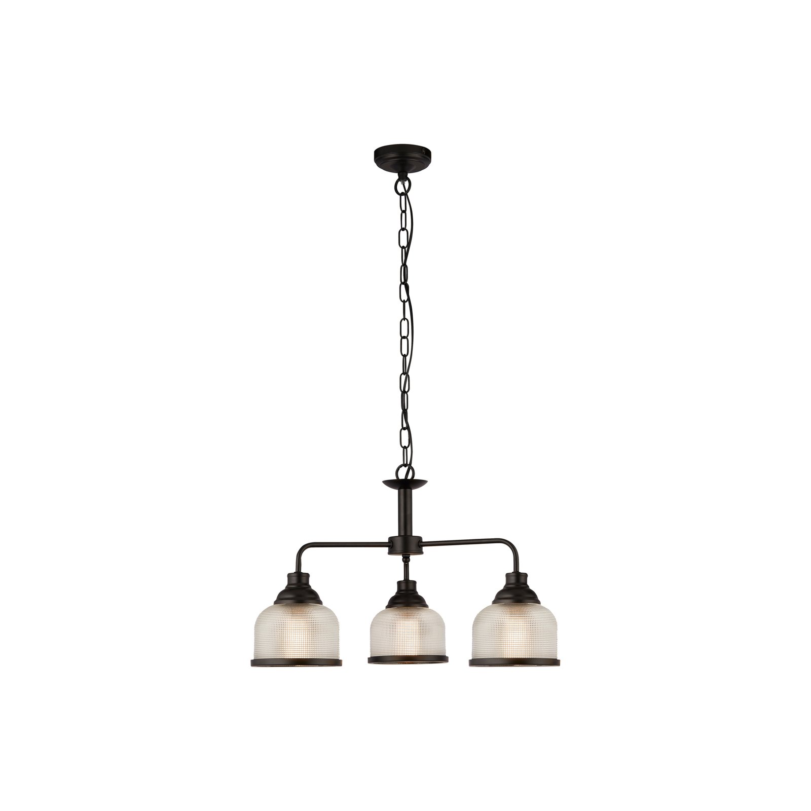 Highworth hanglamp, 3-lamps, decentraal