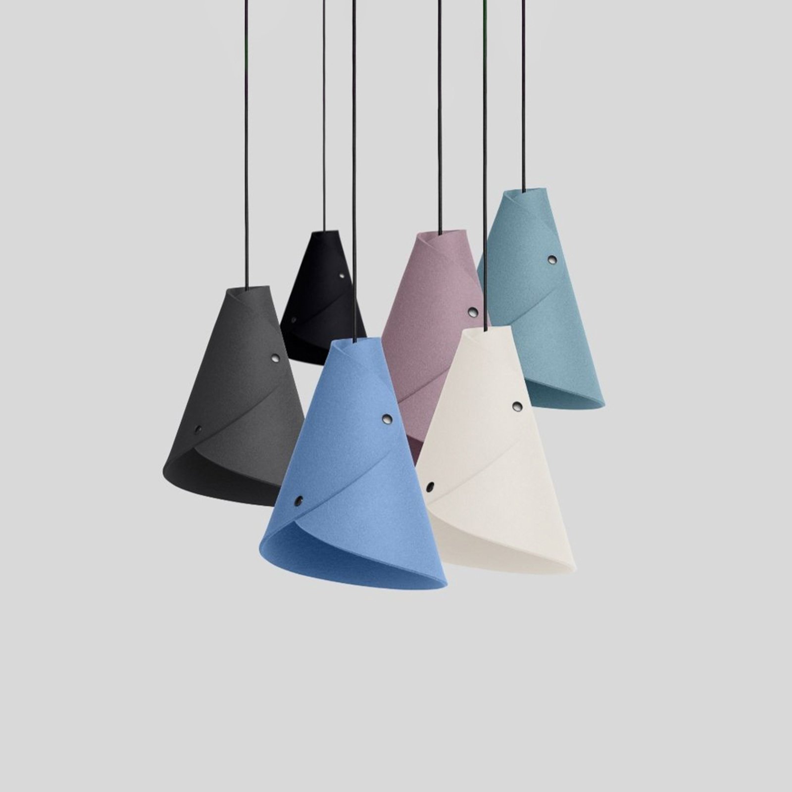 ALMUT 0314 hanging light, curved, one-bulb