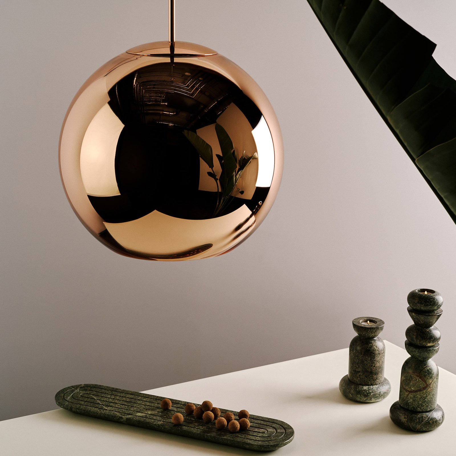 Copper Round LED pendellampe Ø25 - Tom Dixon Copper Round LED pendellampe Ø25 - Tom Dixon