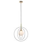 Viseća svjetiljka Euluna Spinn, 1 žarulja, staklo, Ø 35 cm