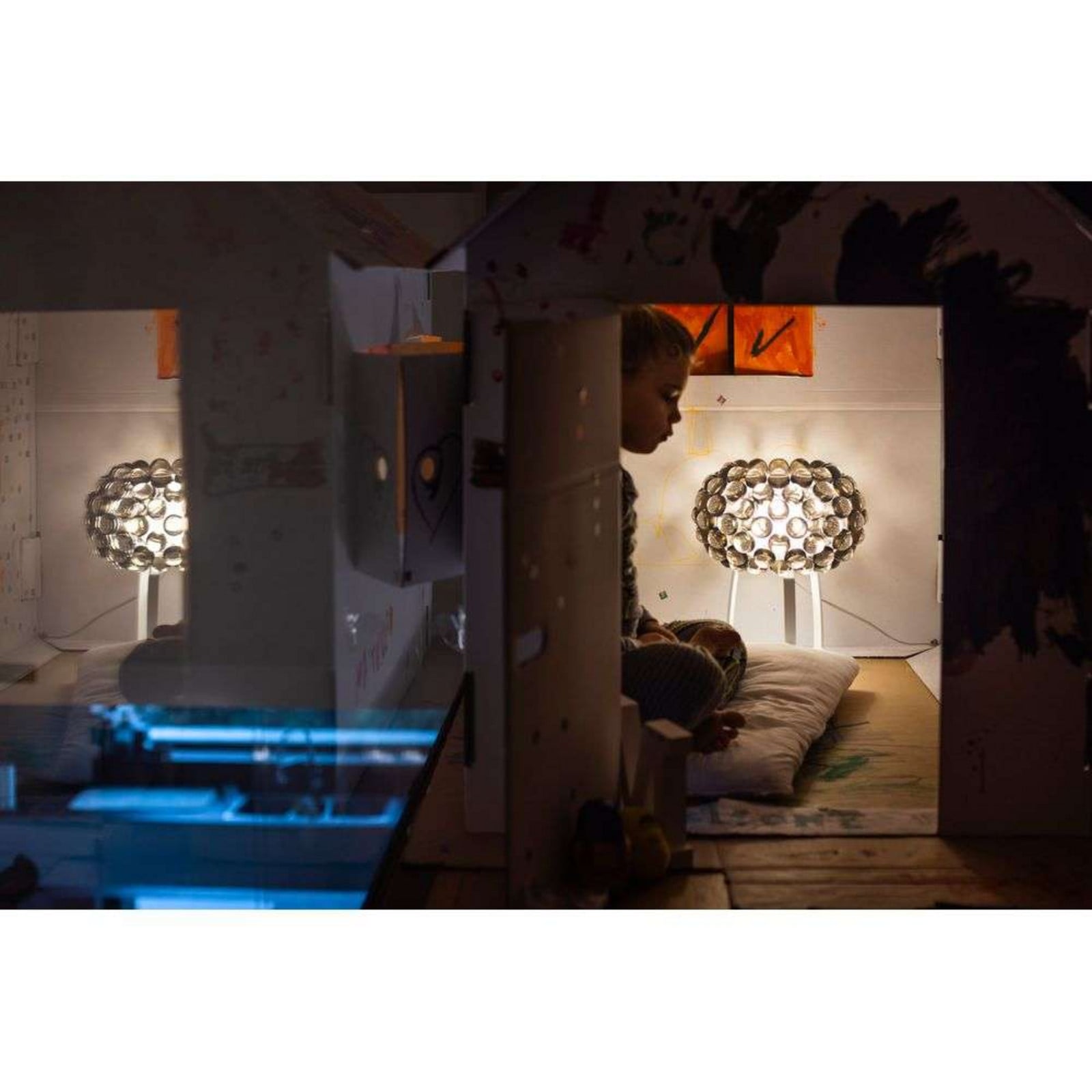 Caboche Plus LED Bordlampe Transparent Foscarini - Stue - Metal billede