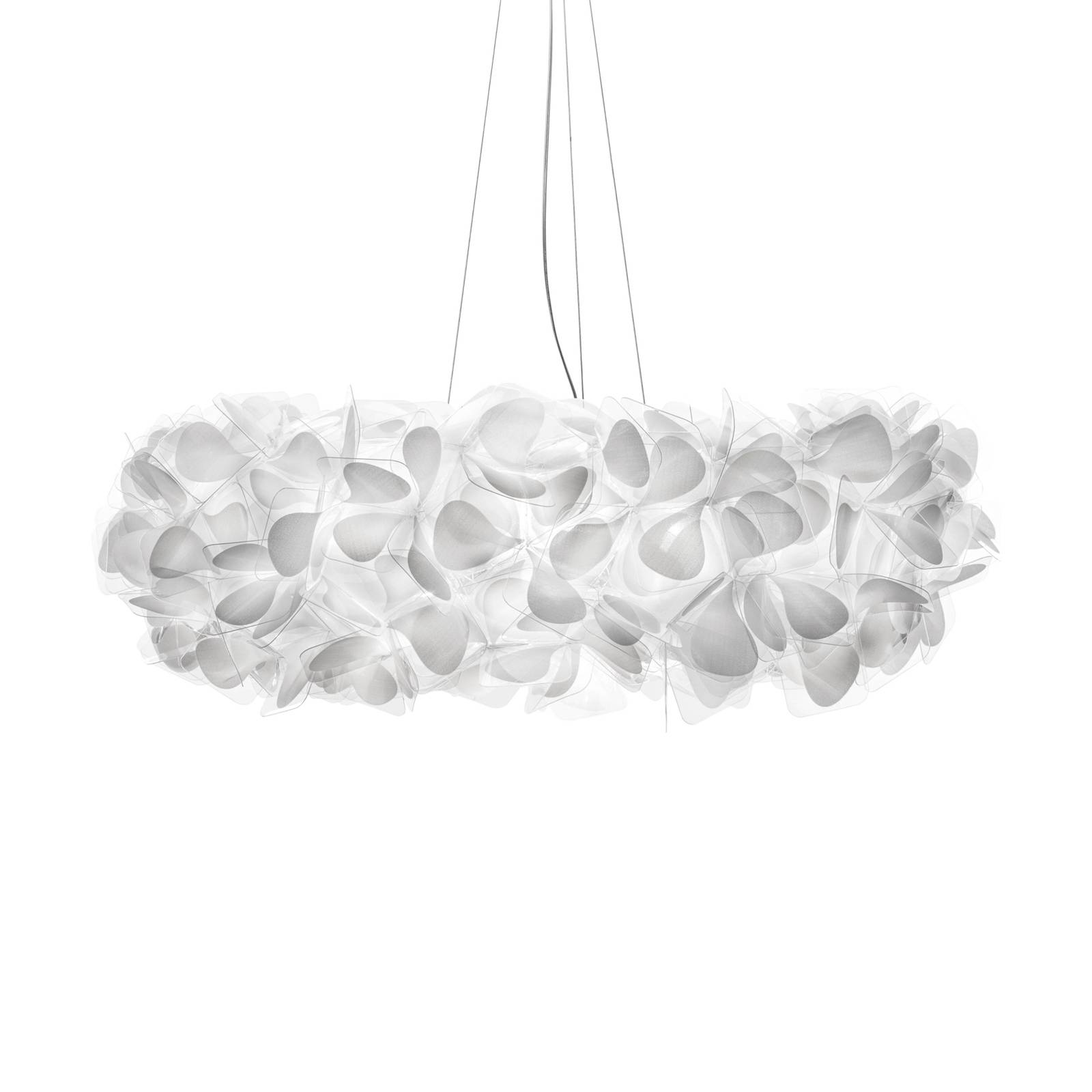 Slamp Hängeleuchte Clizia Mama Non Mama, Ø78cm, weiß/klar günstig online kaufen