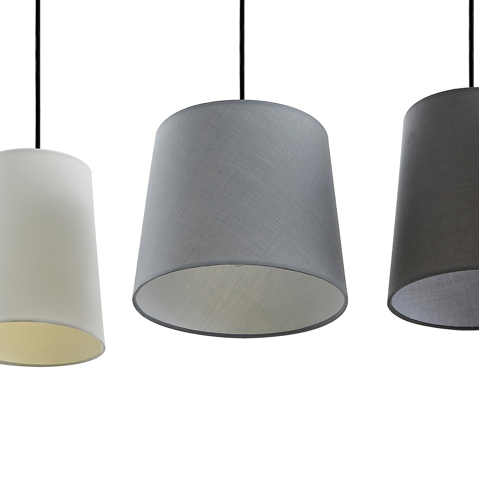 Hinai 4 Pendelleuchte Black/Grey/White - Lindby