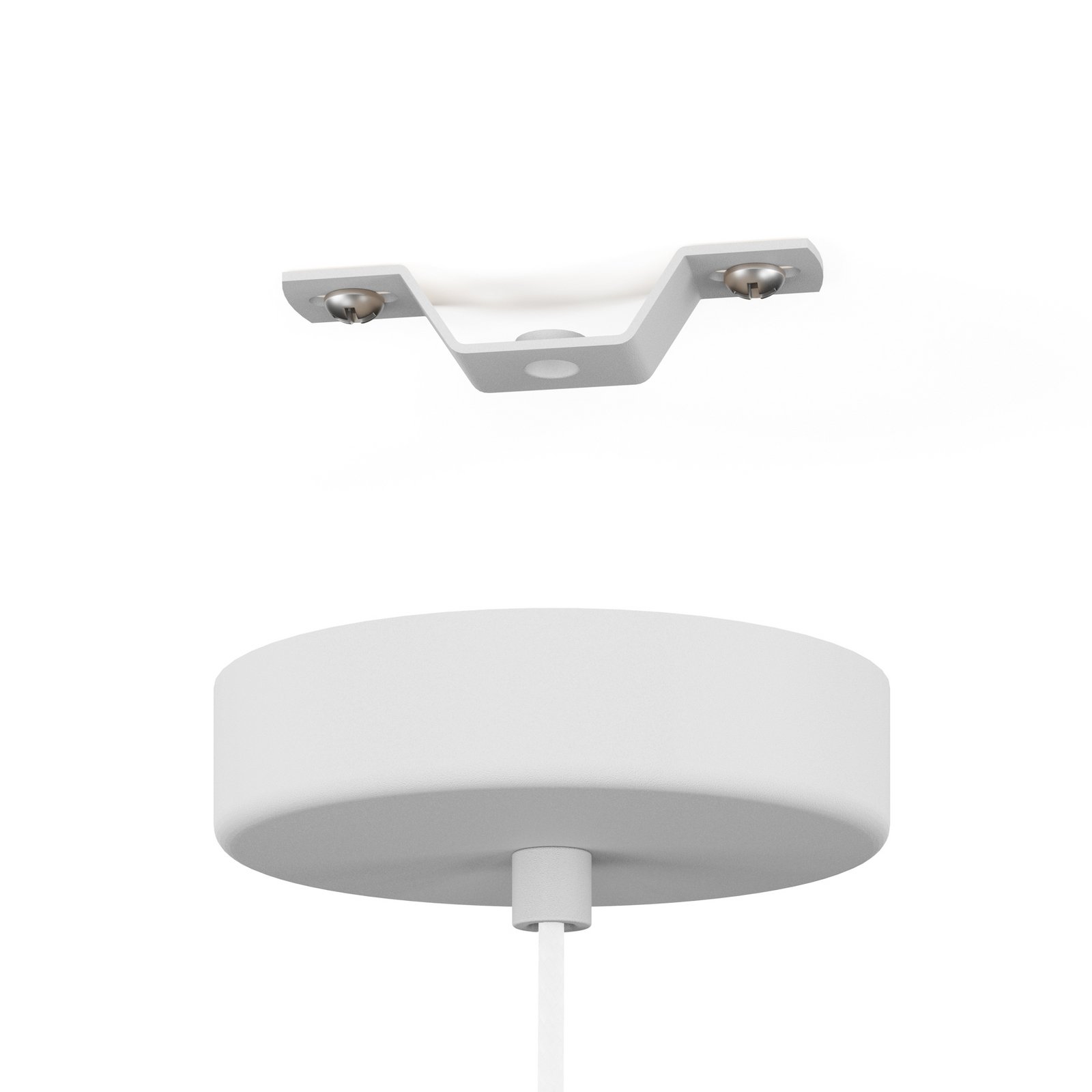 EGLO Razoni 1 lámpara colgante, 1 luz, blanco