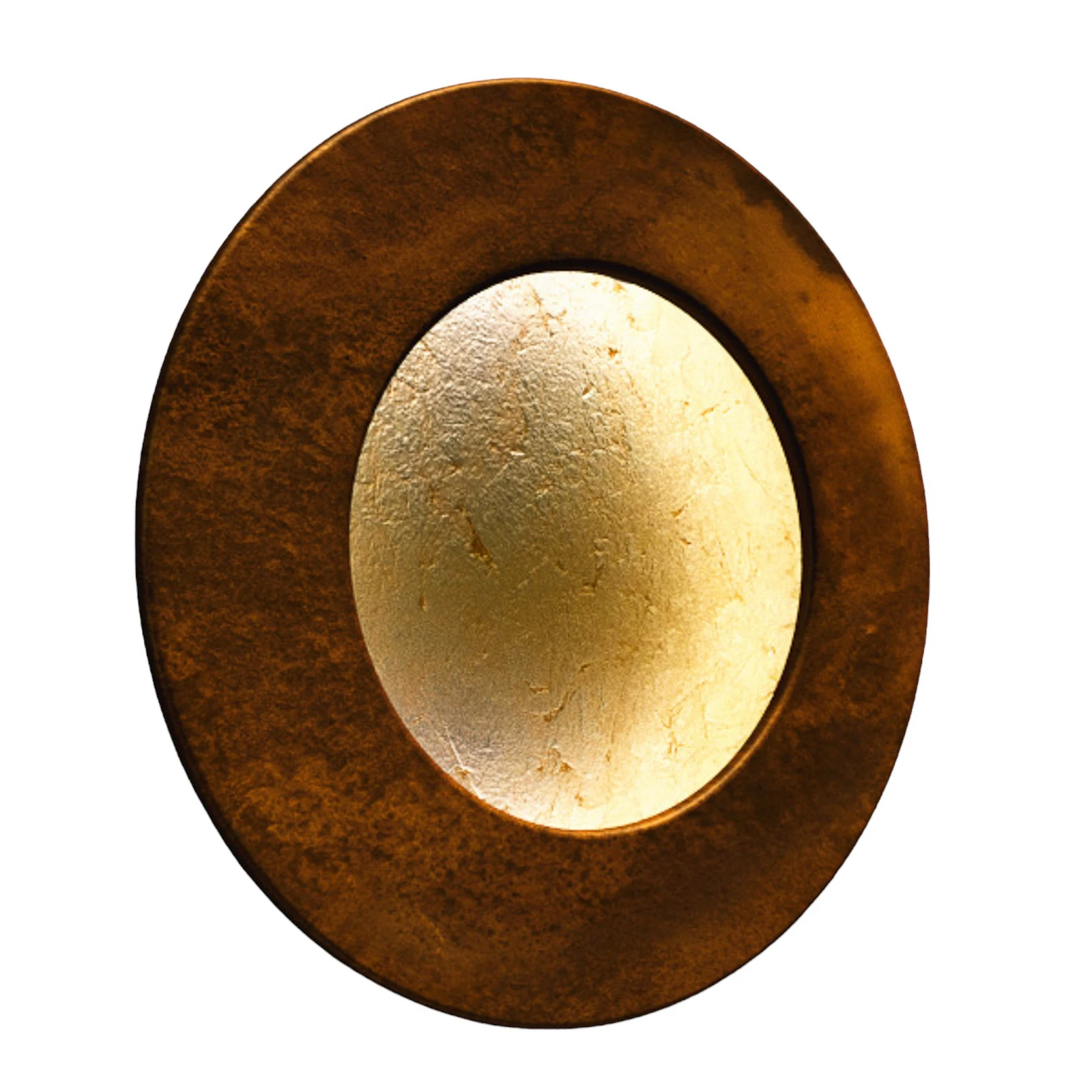 ICONE Vera Applique murale LED 930 Ø31cm or/rouille