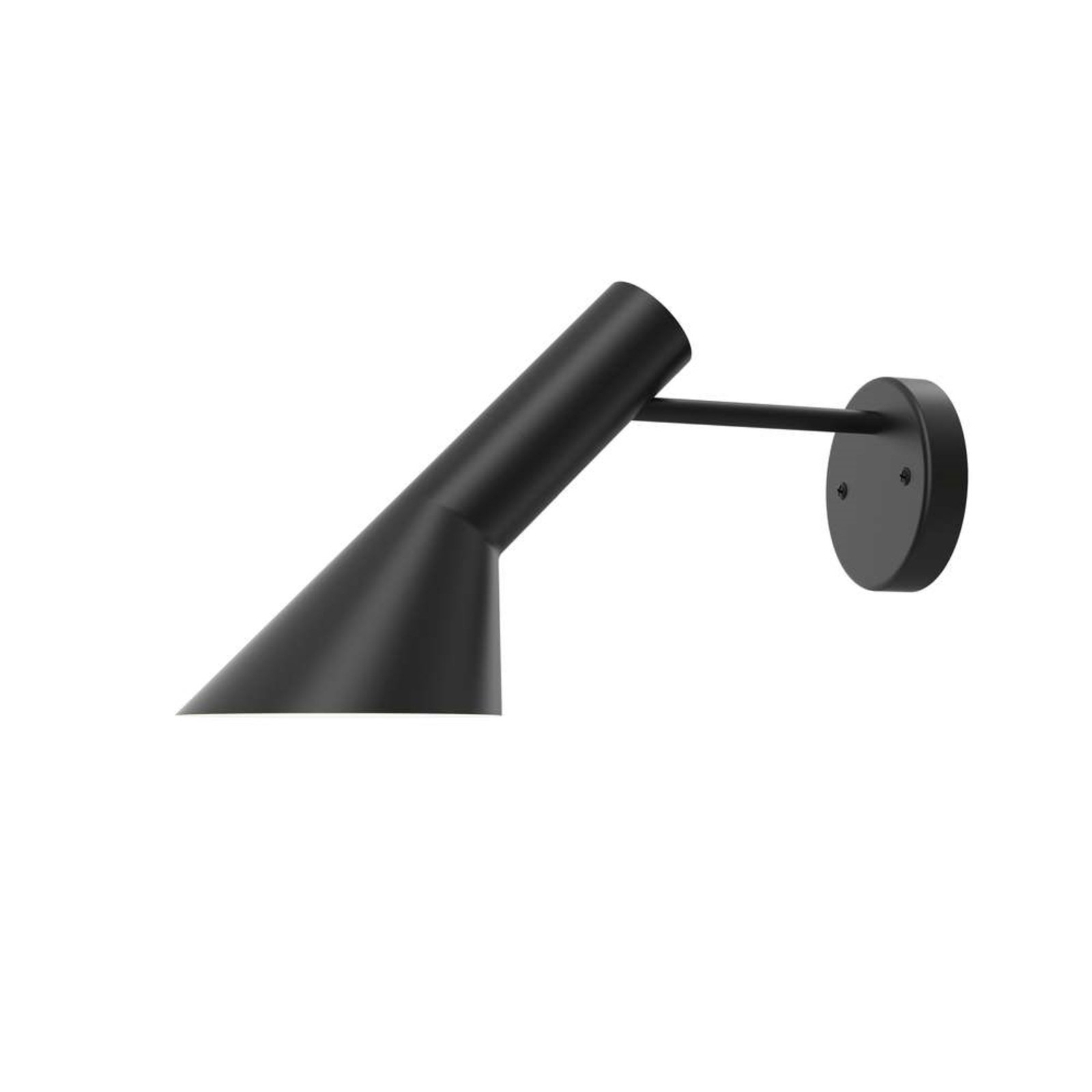 AJ Wall Lamp Hardwired Black - Louis Poulsen