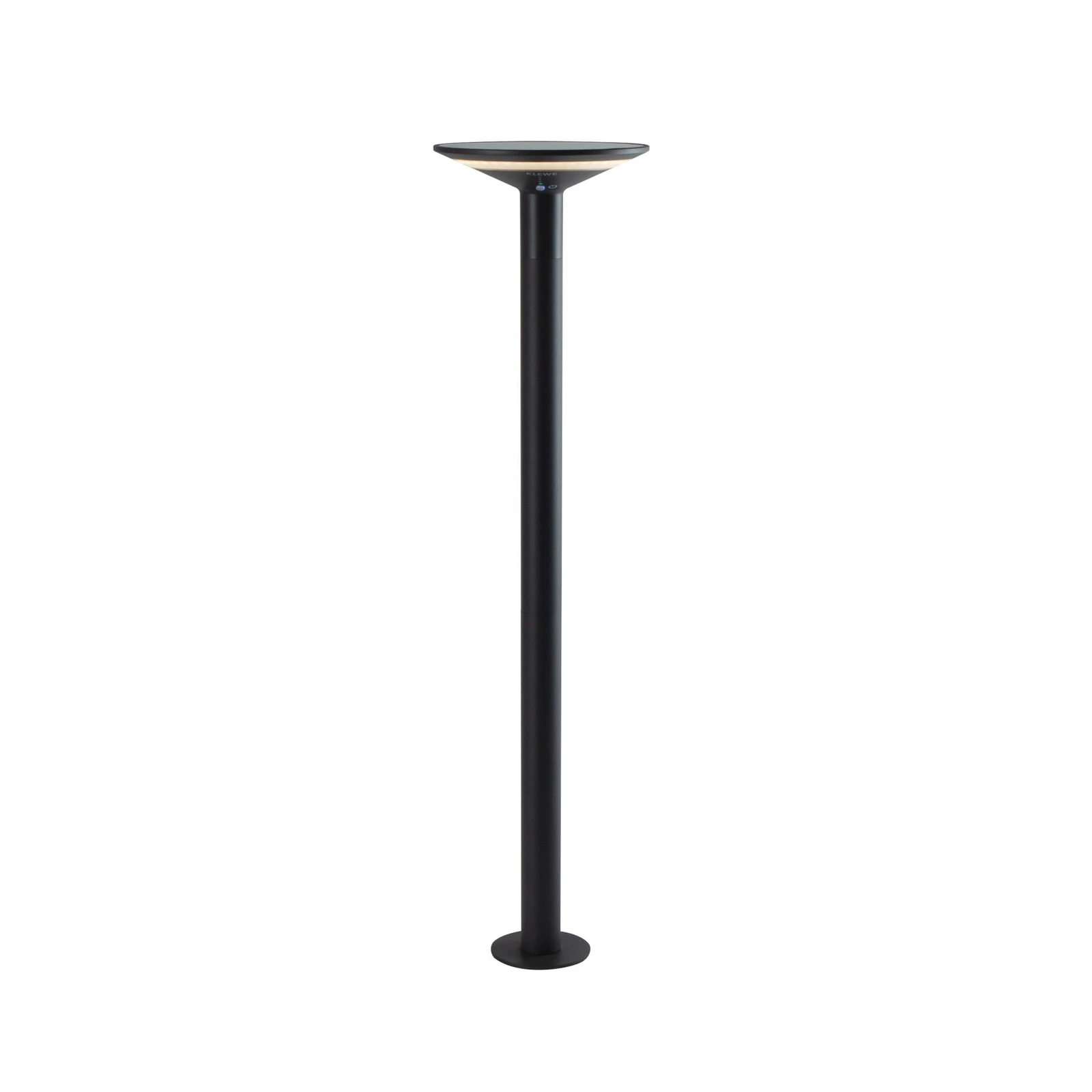 KLEWE Keope Keope LED saules apgaismojuma šūpoles, antracīts, augstums 80 cm,