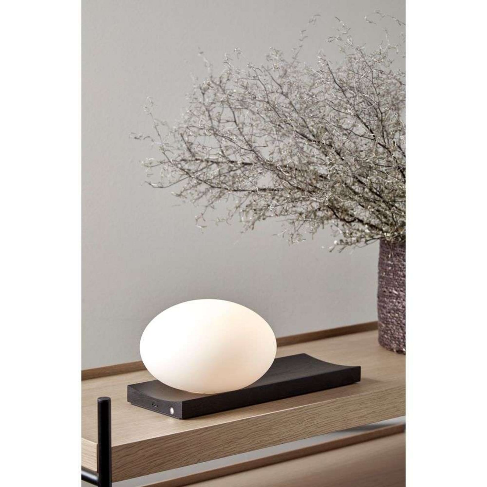 Dew Portable Tischleuchte/Wandleuchte Black Woud - Wohnzimmer - Glas