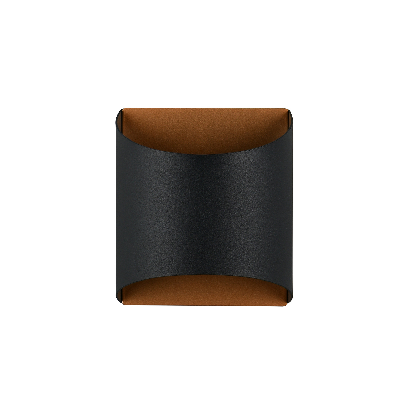 Aplică de perete Samdel, negru-auriu, înălțime 12 cm Metal G9 sus/jos