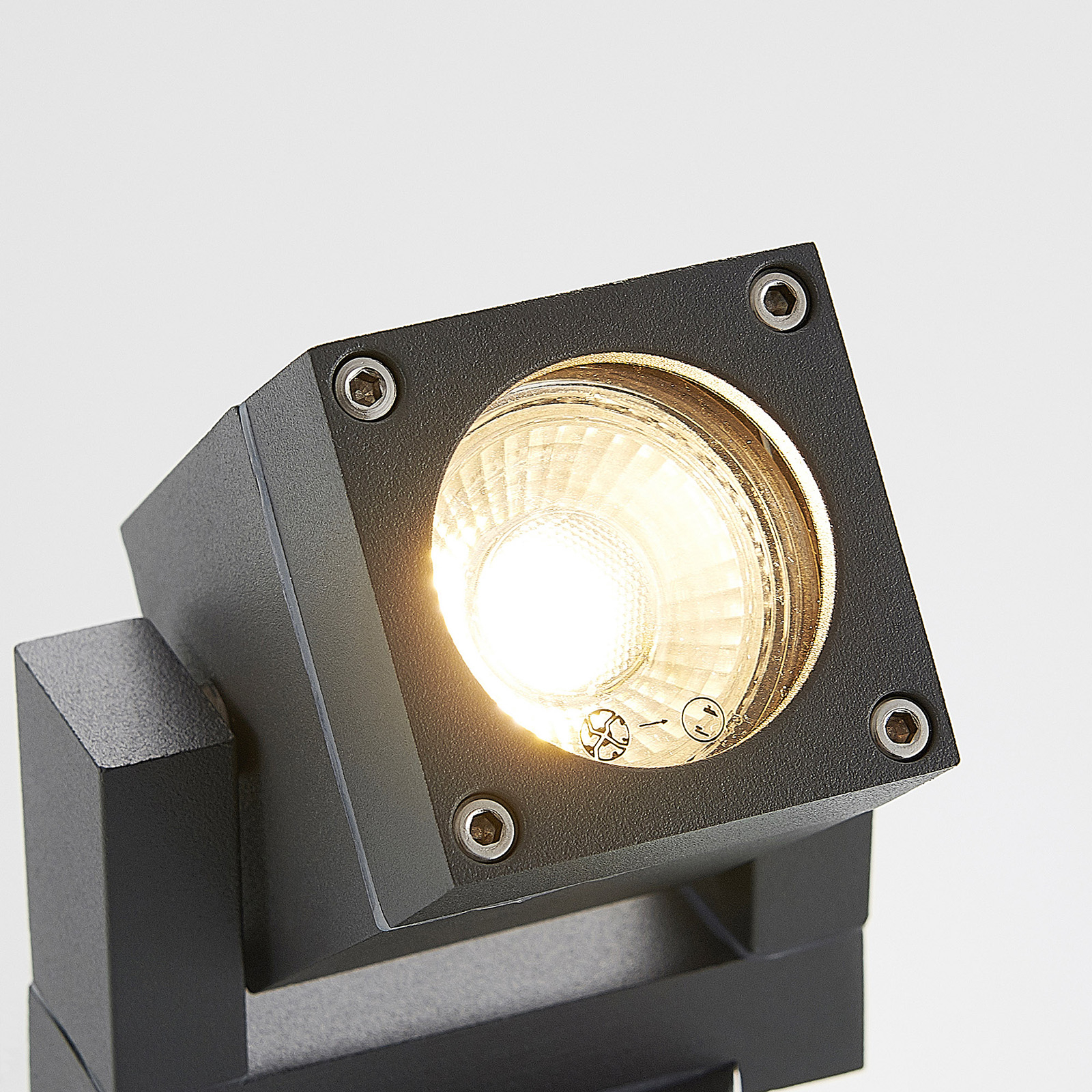 Kavuna Square Utendørs Vegglampe Dark Grey - Lucande