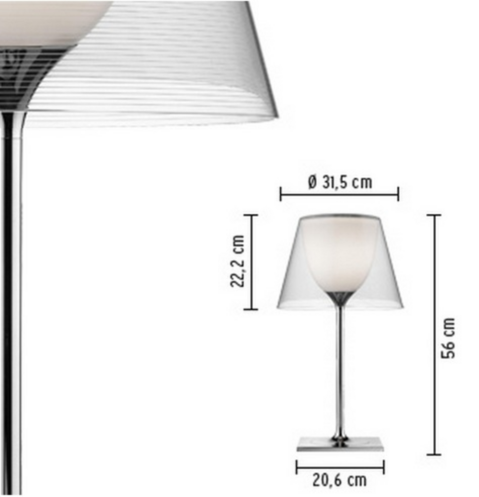 KTribe T1 Lampă de Masă Transparent - Flos